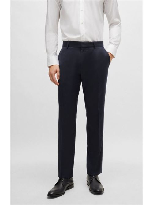 Slim-fit trousers in virgin wool serge BOSS | 50469174 H-GENIUS-B1.401